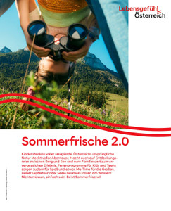 Urlaub in Österreich Prospekt - Sommerfrische 2.0