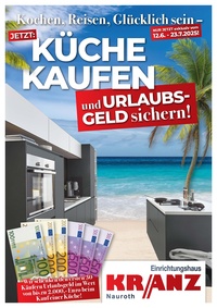 Einrichtungshaus Kranz Prospekt - Urlaubs-Aktion 2025