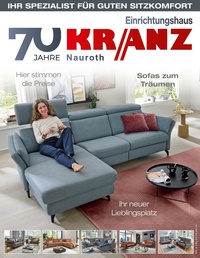 Einrichtungshaus Kranz Prospekt - Angebote September 2025