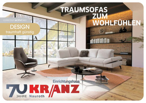 Einrichtungshaus Kranz Prospekt - Traumsofas zum Wohlfühlen