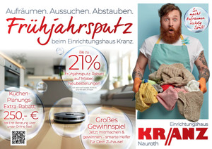 Einrichtungshaus Kranz Prospekt - Kranz-Frühjahrsputz