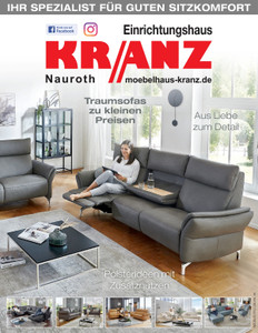 Einrichtungshaus Kranz Prospekt - Traumsofas zu kleinen Preisen