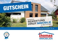 Thomas Immobilien e.K. Prospekt - Gutschein - kostenlose Bewertung Ihrer Immobilie