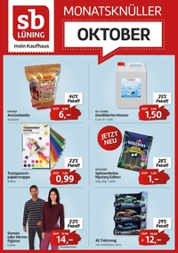 sb Lüning Prospekt - Monatsknüller Oktober
