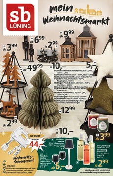 sb Lüning Prospekt - Angebote ab 01.11. - Seite 1