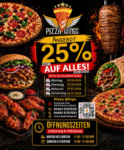 Pizza Wings Prospekt - Aktuelles Angebot