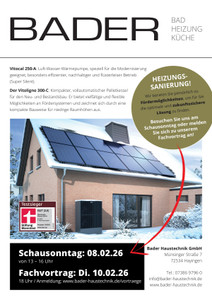 Bader Haustechnik Prospekt - Wärmepumpen