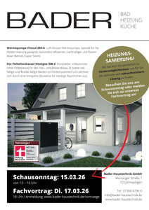 Bader Haustechnik Prospekt - 2026/11 | Bader Haustechnik