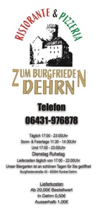 Gaststätte Zum Burgfrieden Prospekt - Gaststätte Zum Burgfrieden +Digital