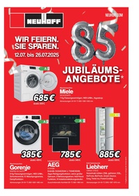Neuhoff Hausgeräte Küchen Prospekt - Angebote ab 10.07.