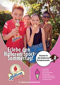 Halloren Schokoladenfabrik Prospekt - Erlebe den Halloren-Sport-Sommertag!