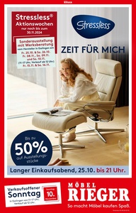 Möbel Rieger Prospekt - Stressless 43-45/24