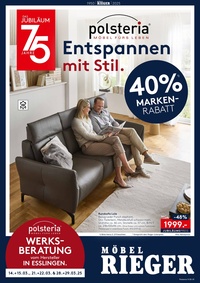 Möbel Rieger Prospekt - Polsteria 12/25