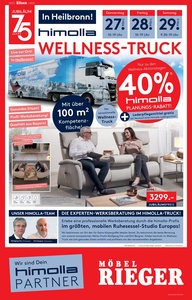 Möbel Rieger Prospekt - Möbel Rieger – Himolla Wellness Truck