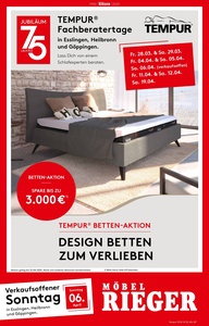 Möbel Rieger Prospekt - TEMPUR 13/25