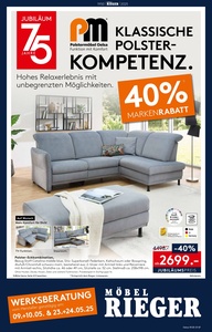 Möbel Rieger Prospekt - Angebote ab 07.05.