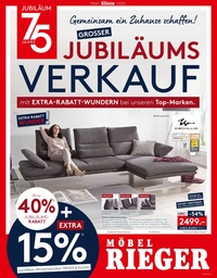Möbel Rieger Prospekt - G + P 21-23/25