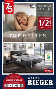Möbel Rieger Prospekt - RUF 22/25
