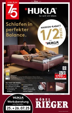 Möbel Rieger Prospekt - Angebote ab 22.07.