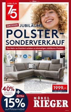 Möbel Rieger Prospekt - Angebote ab 24.07.