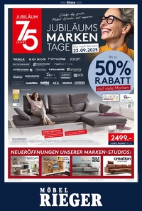 Möbel Rieger Prospekt - Angebote ab 17.09.