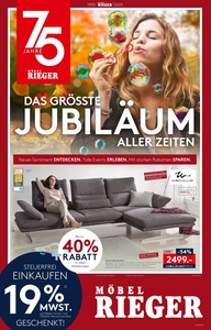 Möbel Rieger Prospekt - J + FS + P 41 - 43
