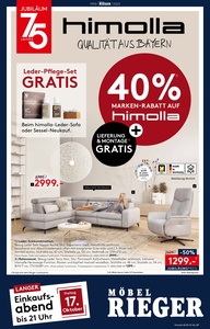 Möbel Rieger Prospekt - Angebote ab 13.10.
