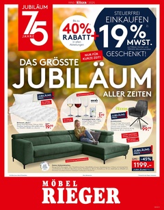 Möbel Rieger Prospekt - Angebote ab 23.10. - Seite 1