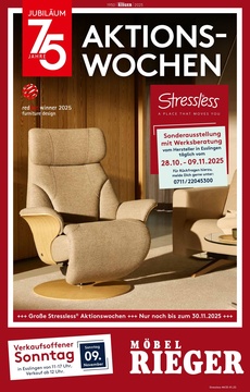 Möbel Rieger Prospekt - Angebote ab 28.10. - Seite 1