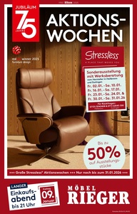 Möbel Rieger Prospekt - Aktionswochen Stressless