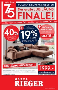 Möbel Rieger Prospekt - Angebote ab 21.01.