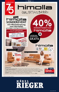 Möbel Rieger Prospekt - Himolla
