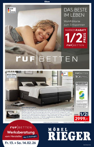 Möbel Rieger Prospekt - Angebote ab 12.02.