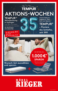 Möbel Rieger Prospekt - Angebote ab 25.03.