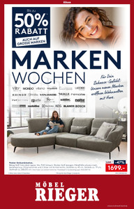 Möbel Rieger Prospekt - Angebote ab 26.03.