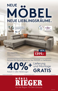Möbel Rieger Prospekt - Rieger neue Möbel neue Lieblingsräume.