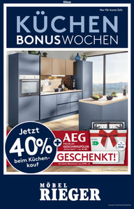 Möbel Rieger Prospekt - Angebote ab 09.04.