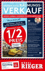 Möbel Rieger Prospekt - Angebote ab 23.04.