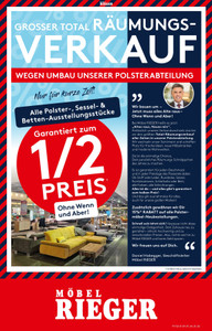 Möbel Rieger Prospekt - Angebote ab 30.04.
