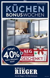 Möbel Rieger Prospekt - Küchen Bonus Wochen
