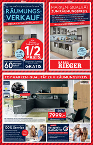 Möbel Rieger Prospekt - Angebote ab 07.05.