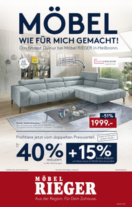 Möbel Rieger Prospekt - Möbel wie für mich gemacht