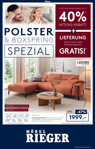 Möbel Rieger Prospekt - Angebote ab 21.05.