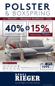 Möbel Rieger Prospekt - Angebote ab 18.06.