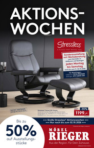 Möbel Rieger Prospekt - Aktionswochen Stressless