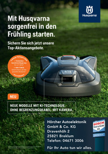 Hörcher Autoelektronik Prospekt - Mit Husqvarna sorgenfrei in den Frühling starten