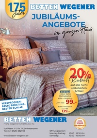 Betten Wegener Prospekt - Baretti GmbH