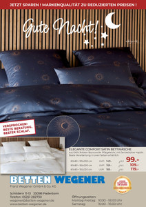 Betten Wegener Prospekt - Betten Wegener