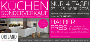 Ortland Küchen Prospekt - Küchen-Sonderverkauf