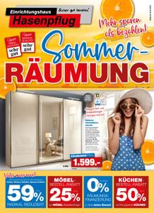 Einrichtungshaus Hasenpflug Prospekt - Sommer-Räumung
